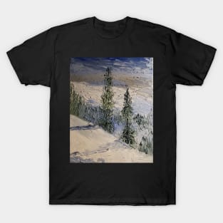 Snow White oil painting by Tabitha Kremesec T-Shirt